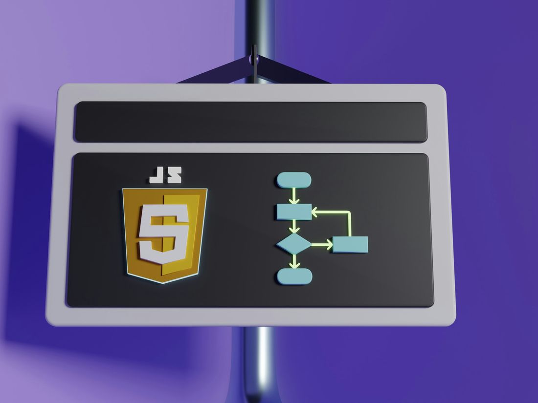 Software development and coding illustration